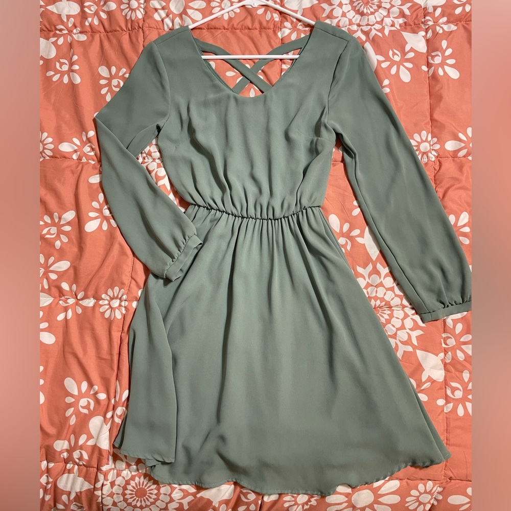Lush • Sea Foam Green Dress